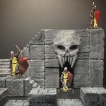  Scatterblocks: skull gate (28mm/heroic scale)  3d model for 3d printers