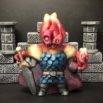  Flaymon, the fire knight  3d model for 3d printers