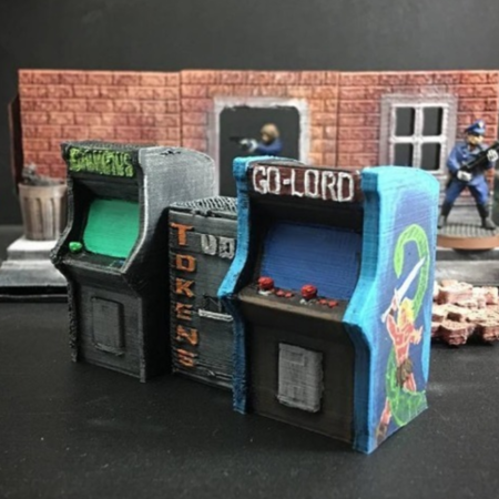 Arcade Cabinets (28mm/Heroic scale)