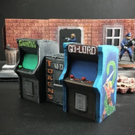 Arcade Armarios (28mm/escala Heroica)