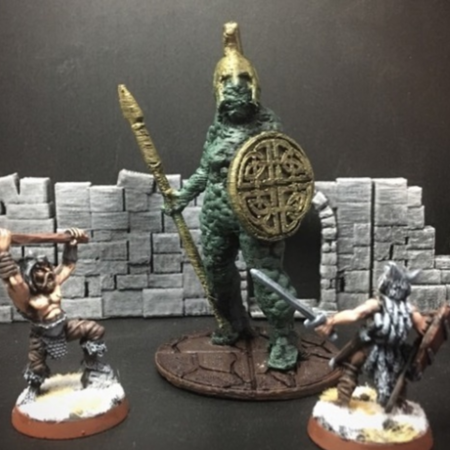 Topiario Golem (Amazon) (28 mm/escala Heroica)