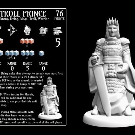 Troll Prince (18mm scale)