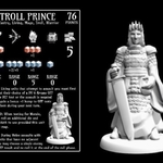 Modelo 3d de Troll príncipe (18mm escala) para impresoras 3d