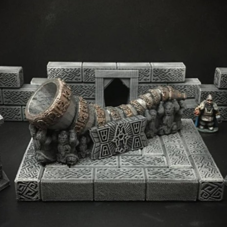 Delving Decor: Dwarven Great Horn (28mm/Heroic scale)