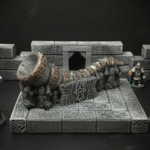  Delving decor: dwarven great horn (28mm/heroic scale)  3d model for 3d printers