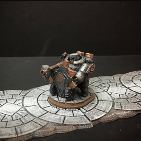   netherforge hammergonne (28mm/heroic scale)  3d model for 3d printers