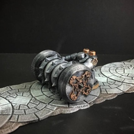  Netherforge tunnel caber (28mm/heroic scale)  3d model for 3d printers