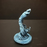  Delving decor: water serpent (28mm/heroic scale)  3d model for 3d printers