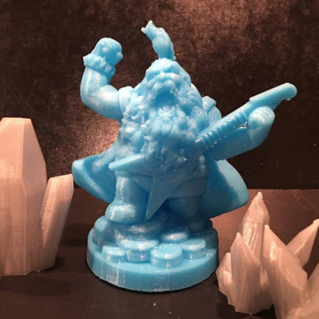  Dwarf rockstar  3d model for 3d printers