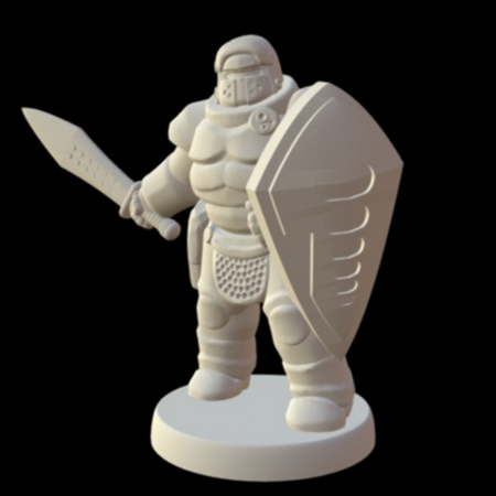 Modelo 3d de Las misiones cosmoknight (18mm escala) para impresoras 3d