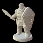  Questing cosmoknight (18mm scale)  3d model for 3d printers