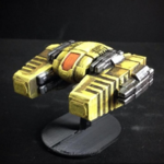 Modelo 3d de U. s. m. interceptor (15 mm escala) para impresoras 3d