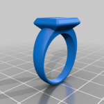  Rfid hacking signet ring  3d model for 3d printers