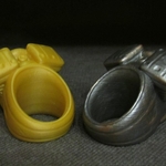  Rose ring  3d model for 3d printers