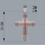  Cross 3d print model 3d print model  3d model for 3d printers