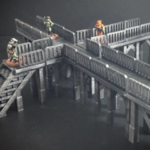  Modular tech catwalk (15mm scale)  3d model for 3d printers