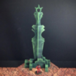 Modelo 3d de Extraplanar memorial (15 mm escala) para impresoras 3d