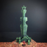 Modelo 3d de Extraplanar memorial (15 mm escala) para impresoras 3d