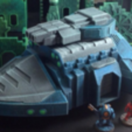  Dominion justifier heavy grav-tank (15mm scale)  3d model for 3d printers