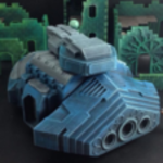  Dominion justifier heavy grav-tank (15mm scale)  3d model for 3d printers