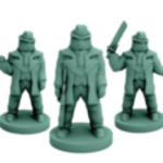  Yong bu-gong racketeers (18mm scale)  3d model for 3d printers