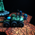 Modelo 3d de Luna de policía de la ciudad de buggy (moon patrol!) para impresoras 3d