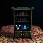  Delving decor: wizard's shelf  3d model for 3d printers