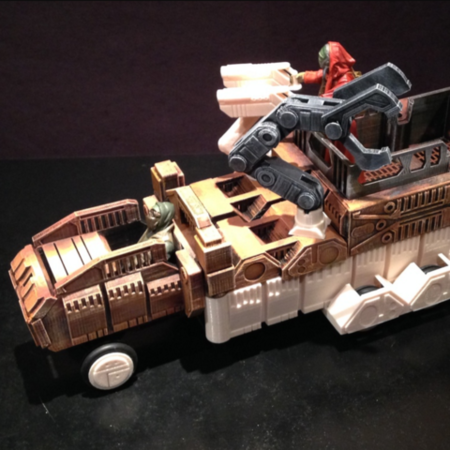  Jakku salvage crawler (littlebits star wars vehicle)  3d model for 3d printers