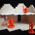  Cosmopolis ruins preview (18mm scale)  3d model for 3d printers