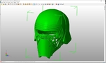 Modelo 3d de Kylo ren casco para impresoras 3d