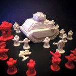  Gilgamesh pattern battle tank (18mm scale)  3d model for 3d printers