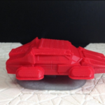  Serengeti knifehawk (80's hovercar in 18mm scale)  3d model for 3d printers