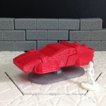 Serengeti LAZERDREAM (80's Hovercar in 18mm scale)