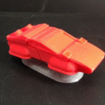  Serengeti lazerdream (80's hovercar in 18mm scale)  3d model for 3d printers