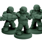  Modular mercenary trooper kit (18mm scale)  3d model for 3d printers