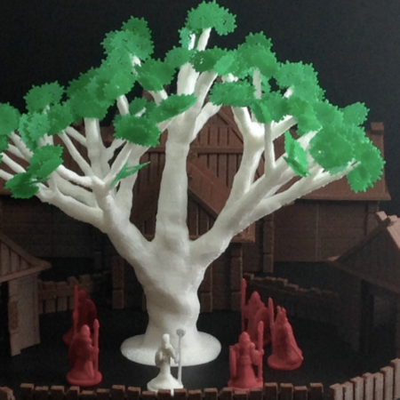  Sacred ash tree (18mm scale)  3d model for 3d printers