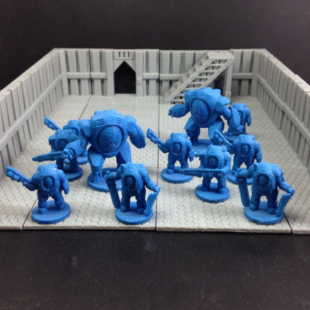  Dominion exoknights (18mm scale)  3d model for 3d printers
