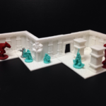  Wayfarer modular dwarven hall terrain tiles (18mm scale)  3d model for 3d printers