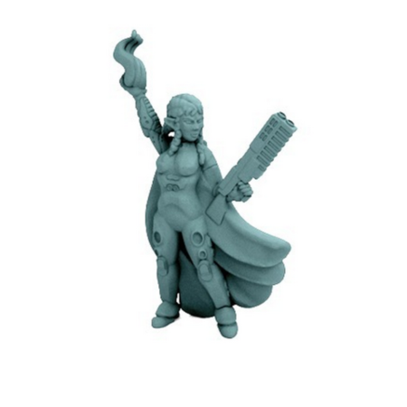 Wayfarer Miniatures: Elf Street Mage (28mm and 18mm scale)