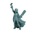  Wayfarer miniatures: elf street mage (28mm and 18mm scale)  3d model for 3d printers