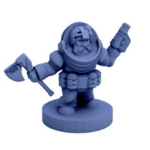  Wayfarer miniatures: dwarf trader (28mm and 18mm scale)  3d model for 3d printers