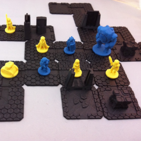  Scifi quest tiles  3d model for 3d printers