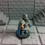  Morek brightstone, outcast dwarven sorcerer  3d model for 3d printers