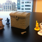  Tresure chest dice case  3d model for 3d printers