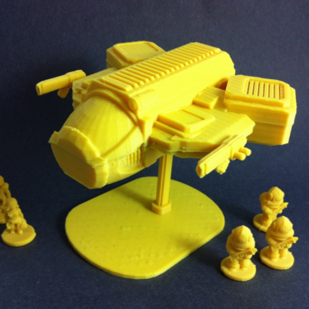  Cloudwasp dropship  3d model for 3d printers