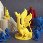  Adalinda: the singing serpent gaming figure  3d model for 3d printers