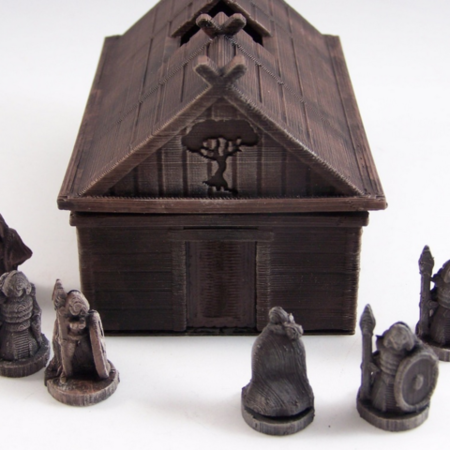  Viking house  3d model for 3d printers