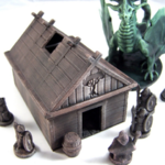  Viking house  3d model for 3d printers