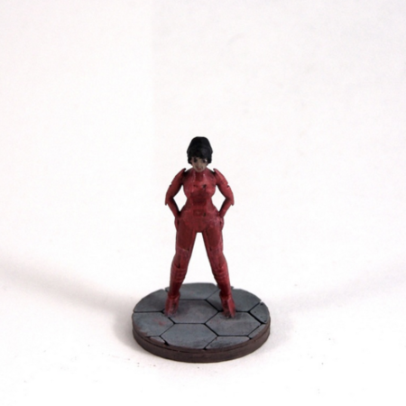 Female Starfarer (28mm Miniature)