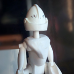 Modelo 3d de Cabeza de robot para impresoras 3d